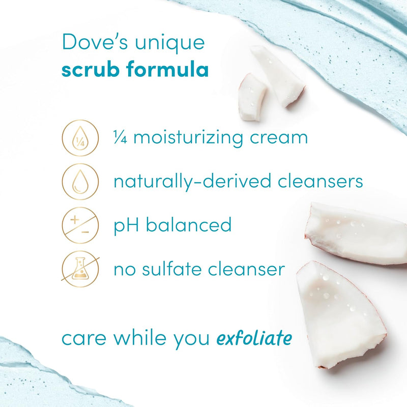 Dove Scrub Tropical Coconut & Lime Body Scrub