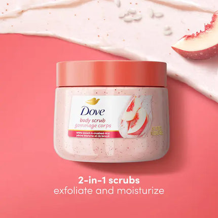 Dove White Peach & Crushed Rice Body Scrub
