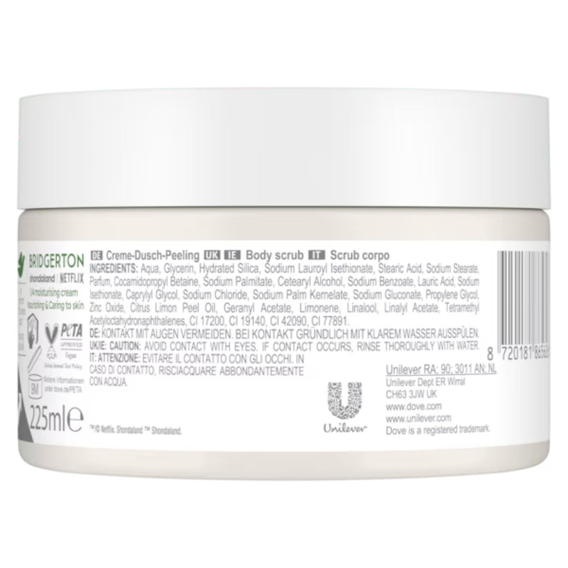Dove X Bridgerton Love & Meadows Body Scrub 2