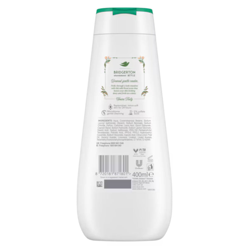 Dove X Bridgerton Love & Meadows Body Wash 2