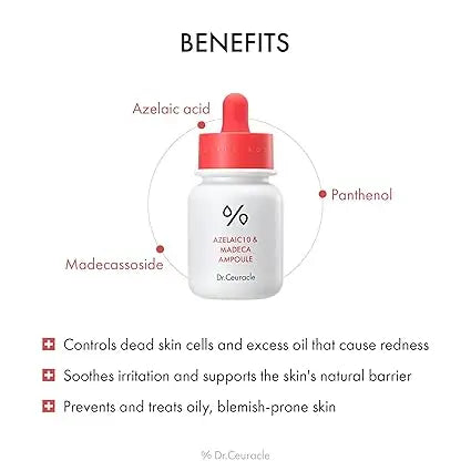 Dr.Ceuracle Azelaic 10 & Madeca Ampoule