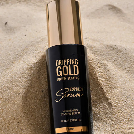 Dripping Gold Luxury Tanning Express Serum Dark