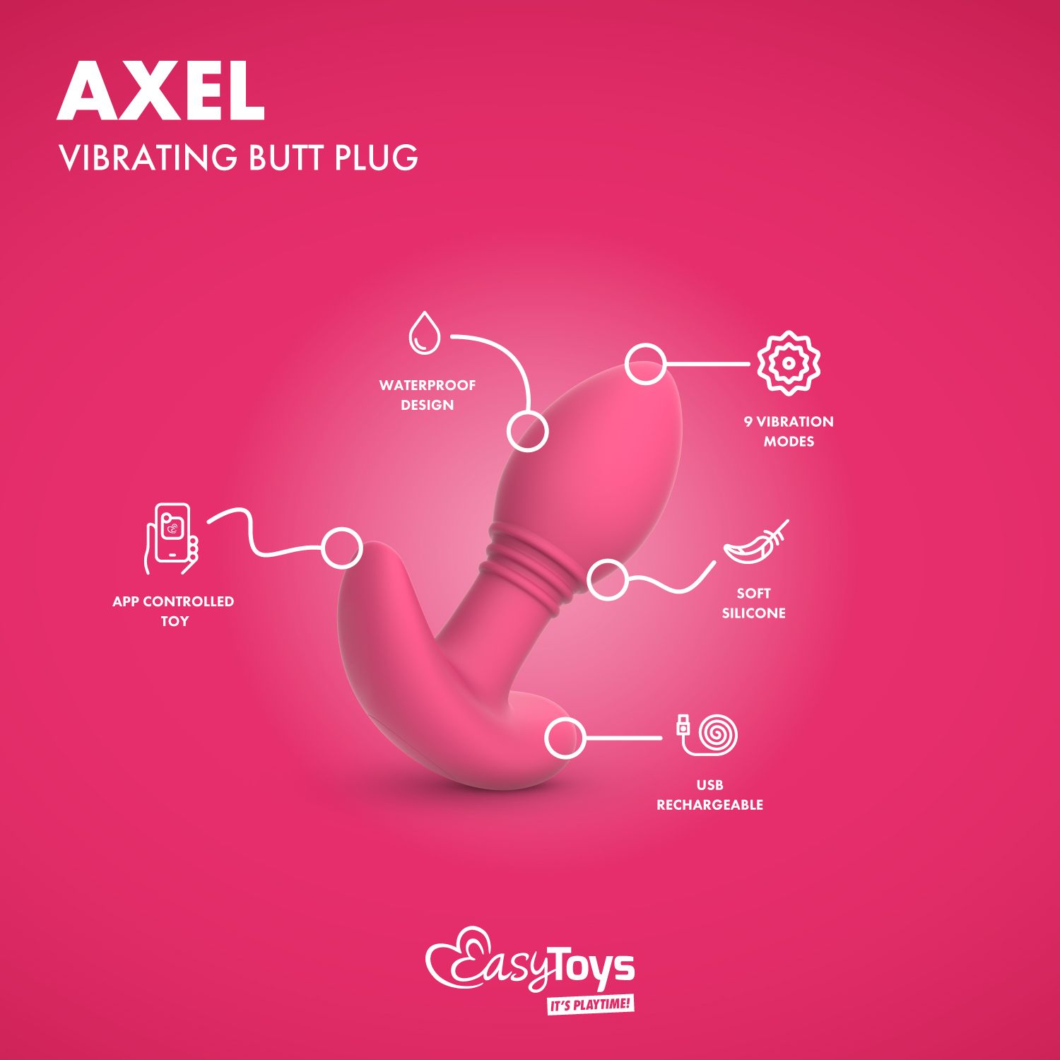 EasyToys EasyConnect Vibrierende Buttplug Axel AppControlled online Kaufen? Einfach einkaufen bei Boozyshop! EasyToys EasyConnect Vibrierende Buttplug Axel AppControlled online Kaufen? Einfach einkaufen bei Boozyshop!