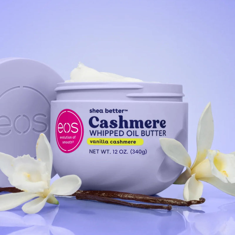 EOS Shea Better Cashmere Whipped Oil Butter Vanilla Cashmere 12 Oz