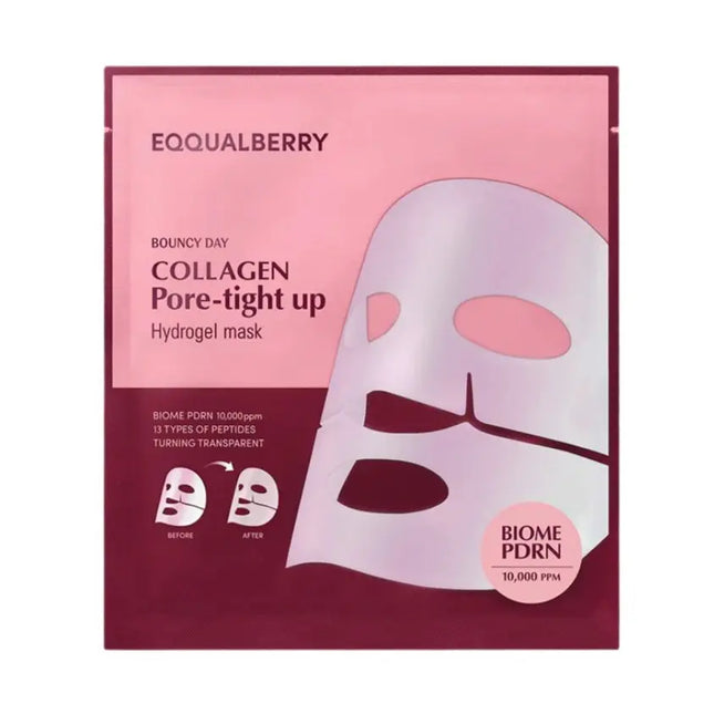 Eqqualberry Collagen Pore-Right Up Hydrogel Mask