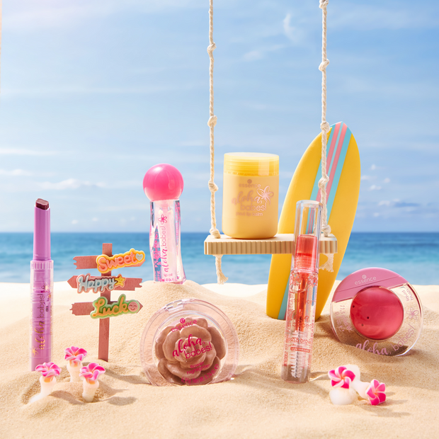 Essence Aloha, Babes! Gloss In Stick 01 Sunny Bliss, Flower Kiss