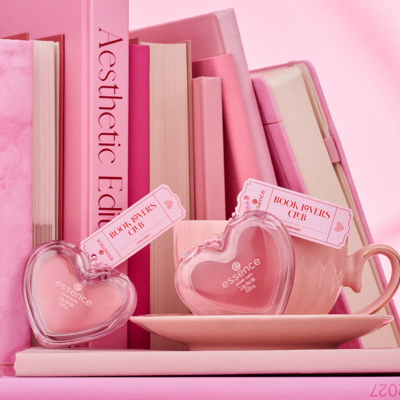 Essence Book Lovers Club Cheek Balm 01 Chapter: Pink Poetry, crèmige blushbalm voor de wangen