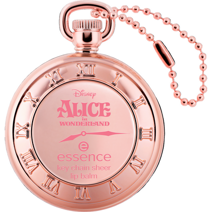 Essence Disney Alice In Wonderland Key Chain Sheer Lip Balm 02 Late But Great
