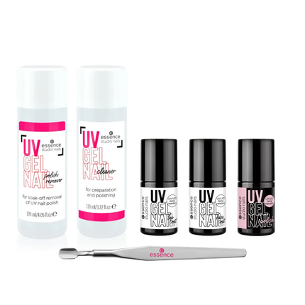 Essence Essence Starter Set Studio Nails UV Gel Polish with Lamp