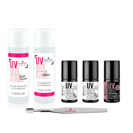 Essence Essence Starter Set Studio Nails UV Gel Polish with Lamp