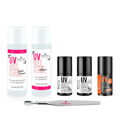 Essence Essence Starter Set Studio Nails UV Gel Polish with Lamp