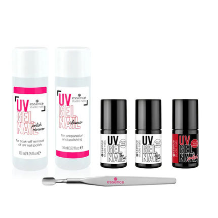 Essence Essence Starter Set Studio Nails UV Gel Polish with Lamp