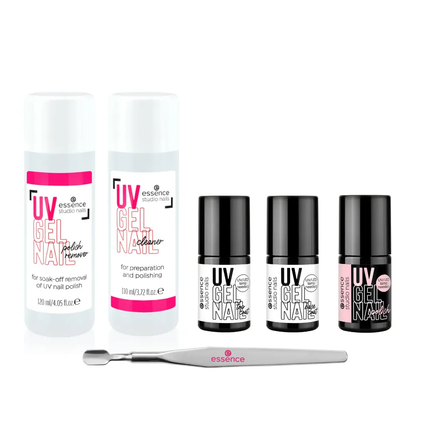 Essence Essence Starter Set Studio Nails UV Gel Polish with Lamp
