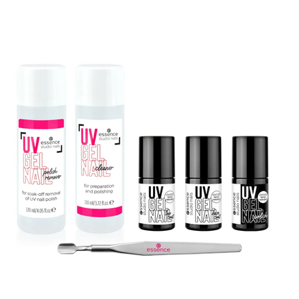 Essence Essence Starter Set Studio Nails UV Gel Polish with Lamp