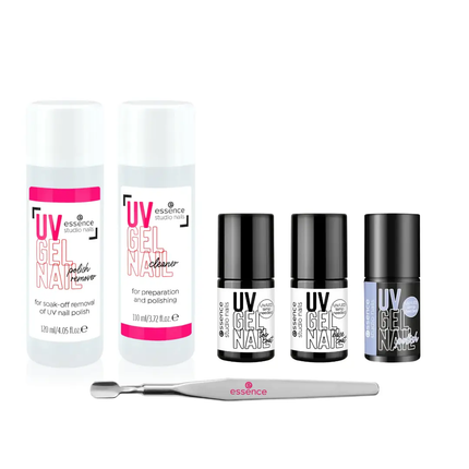 Essence Essence Starter Set Studio Nails UV Gel Polish with Lamp