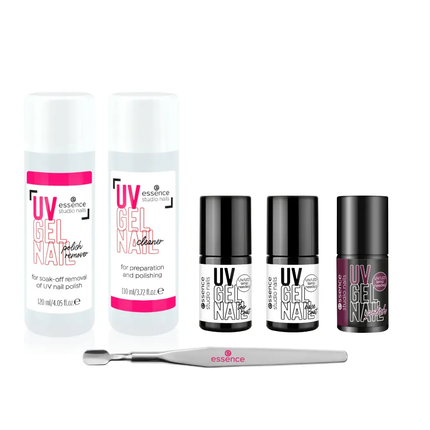 Essence Essence Starter Set Studio Nails UV Gel Polish with Lamp