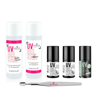 Essence Essence Starter Set Studio Nails UV Gel Polish with Lamp