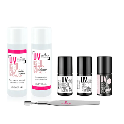 Essence Essence Starter Set Studio Nails UV Gel Polish with Lamp
