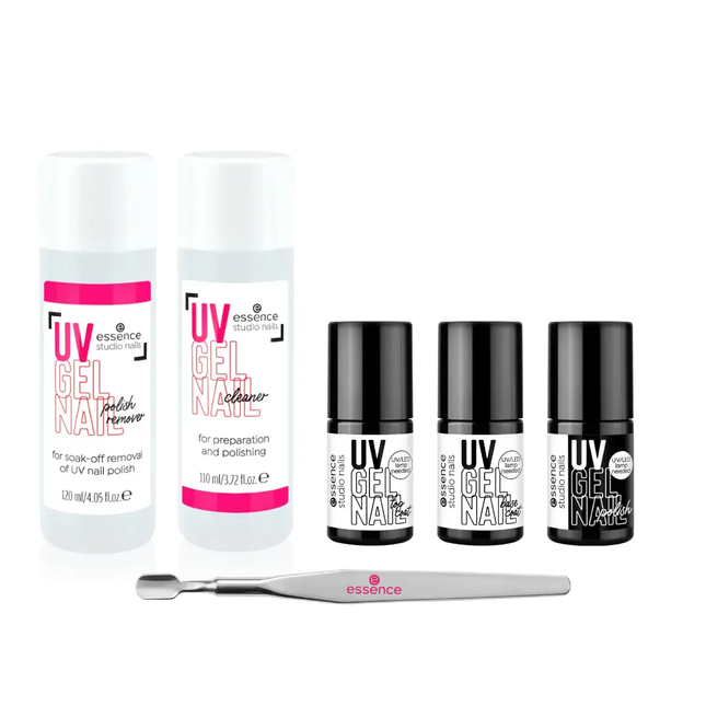 Essence Essence Starter Set Studio Nails UV Gel Polish with Lamp