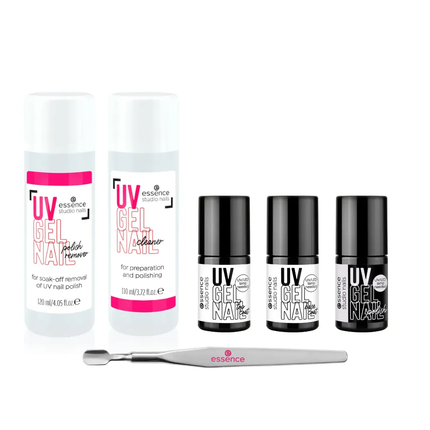 Essence Essence Starter Set Studio Nails UV Gel Polish with Lamp