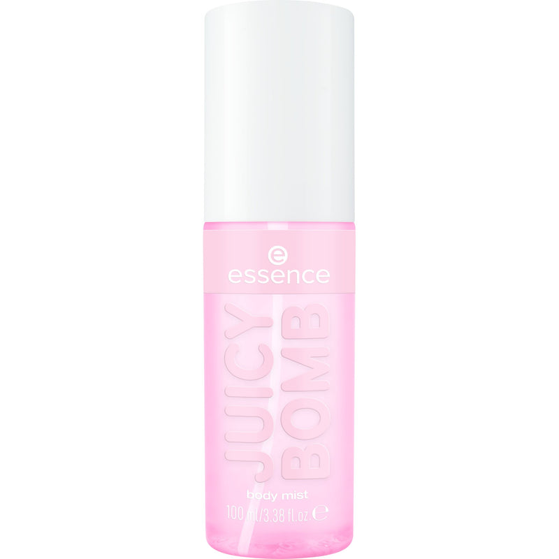 Essence Juicy Bomb Mood Boosting Drop Body Mist 111 Love Spell, een roze bodymist met bloemige geur
