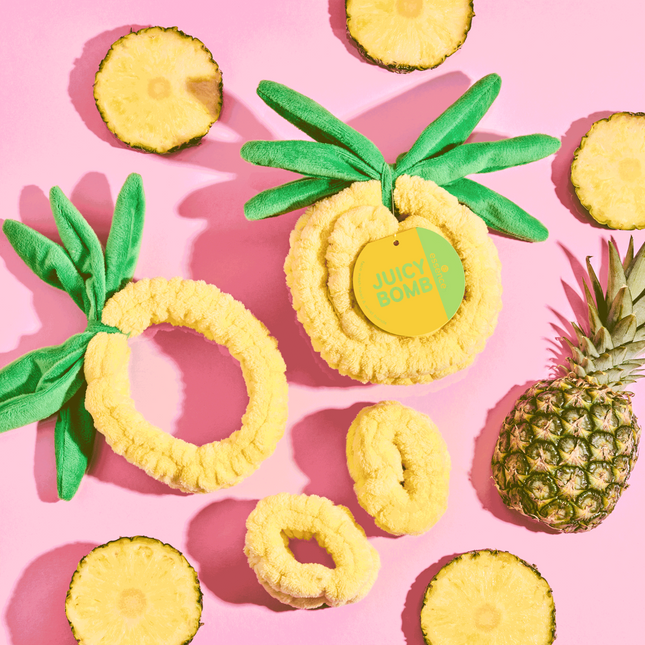 Essence Juicy Bomb Party Face Wash Head & Wrist Bands 01 Pineapple Party