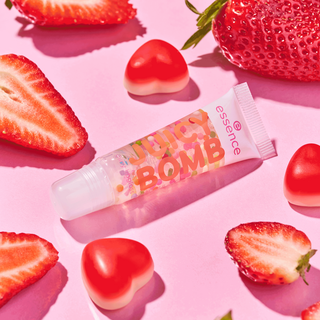 Essence Juicy Bomb Party Shiny Lipgloss 05 Strawberry Sprinkles