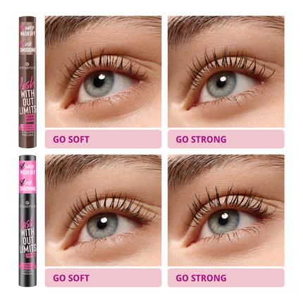 Essence Lash Without Limits Tubing Brown Extreme Lengthening & Volume Mascara 05 Brown Tubing