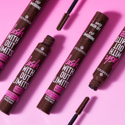 Essence Lash Without Limits Tubing Brown Extreme Lengthening & Volume Mascara 05 Brown Tubing