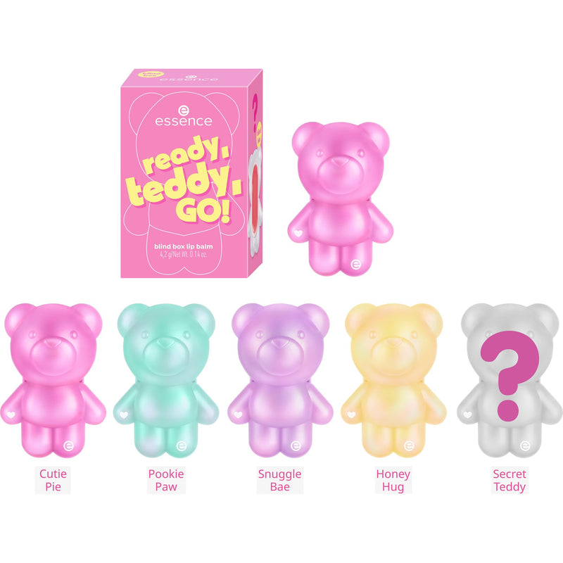 Essence Ready Teddy Go! Blind Box Lip Balm, verrassende lippenbalsem in teddybeer-vorm, foto 11 van 11