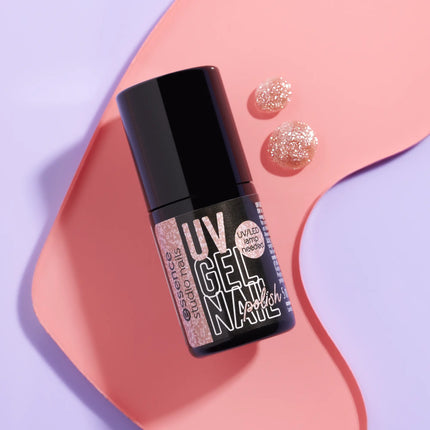 Essence Studio Nails UV Gel Nail Polish 24 Glitterally ROSE