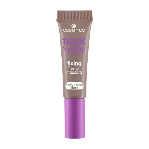Augenbrauen Gel 2-in-1 – Transparent & Braun | Wasserfest, 24h Halt & Natürlicher Look | Mit Doppelkopf-Bürste