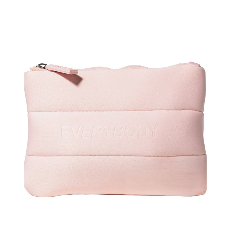 Everybody London Pink & Go! Mini Beauty Bag, compact roze make-uptasje