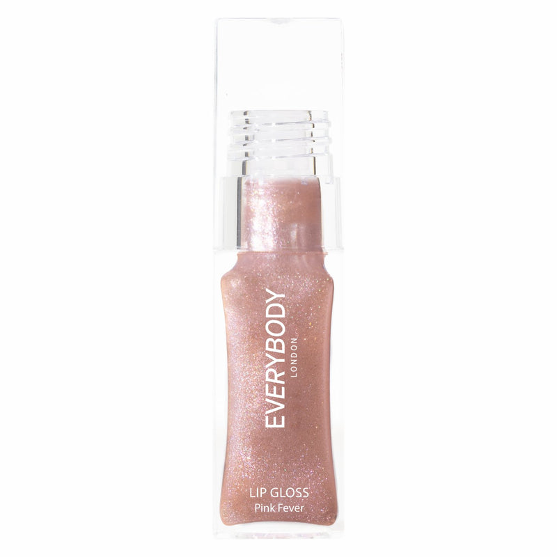 Everybody London Shimmer Lip Gloss Pink Fever, roze lipgloss met shimmer, foto 3 van 3