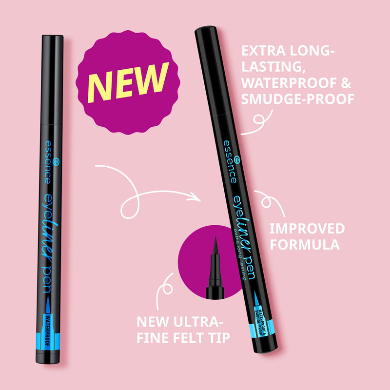 Eyeliner Pen Extra Long Lasting Waterproof & Smudge Proof 01 Black