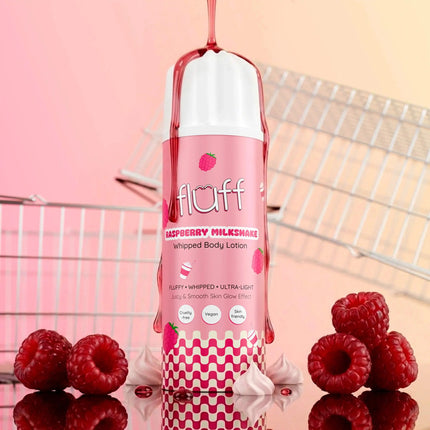 Fluff Whipped Body Lotion Raspberry Milkshake