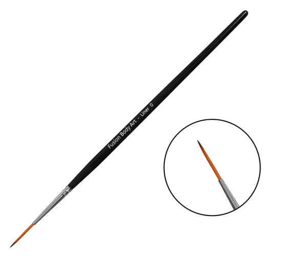 Fusion Body Art Professional Face Paint Brush Liner 0