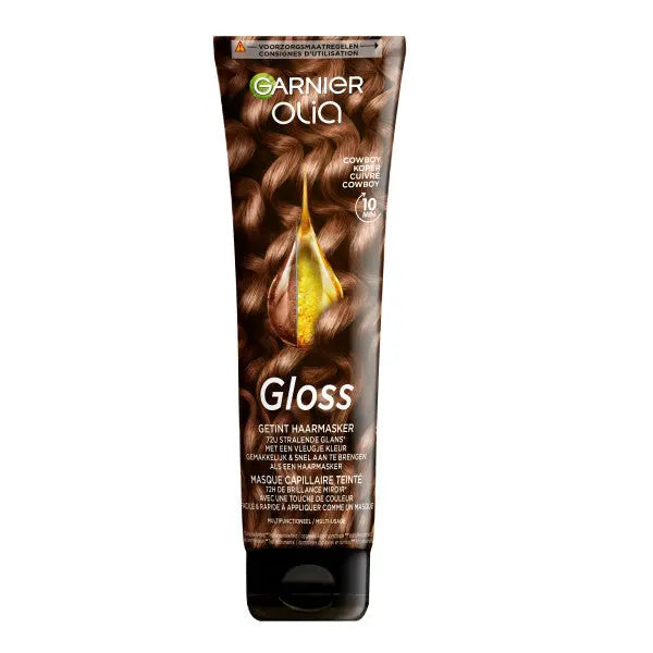 Garnier Olia Gloss Colored Hair Mask Maple Brown