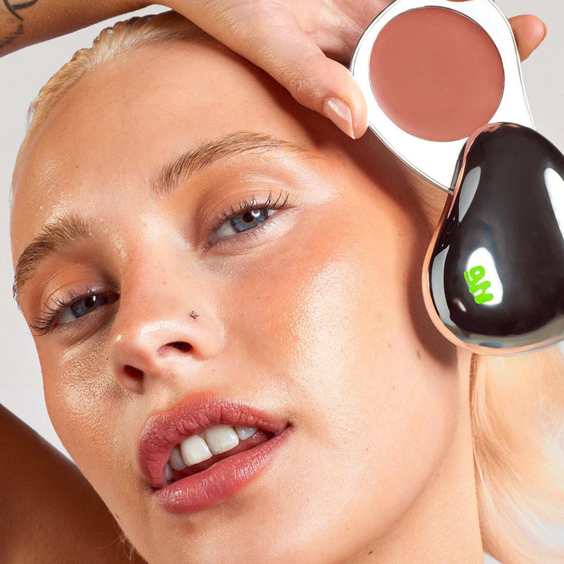 Glow Hub Glow Balm the Good Skin Glaze Brunch, roze glow balm voor gezicht, lippen en wangen
