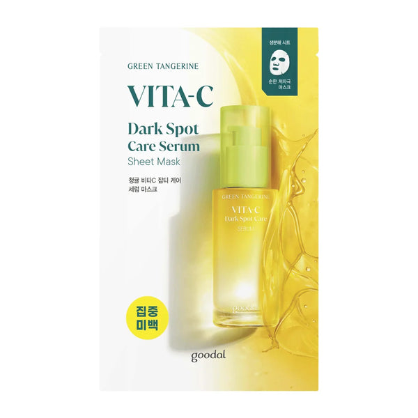 Goodal Green Tangerine Vita C Dark Spot Care Serum Sheet  Mask