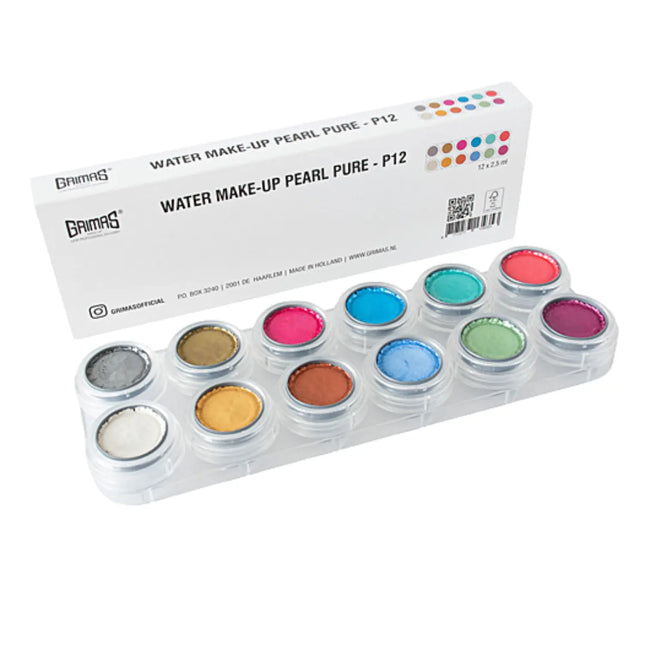 Grimas Water Make-up Pearl Pure Palette P12