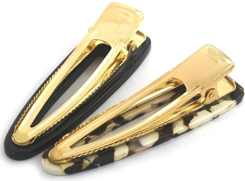 Hair Accessories Hair Clip Set Black And White 2pcs
