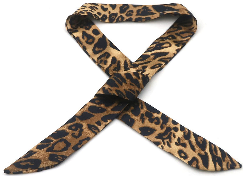 Hair Accessories Hair Ribbon Leopard Black & Brown
