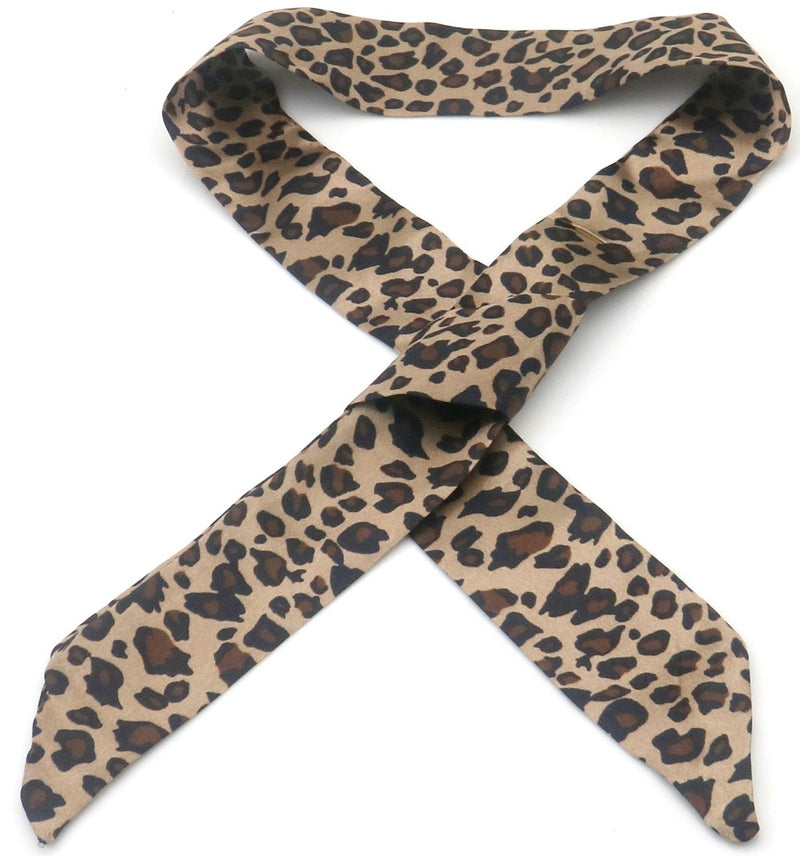 Hair Accessories Hair Ribbon Leopard Brown