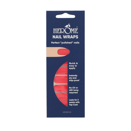 Herôme Nail Wraps Hot Pink