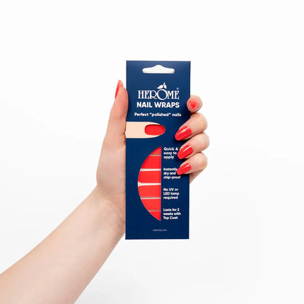 Herôme Nail Wraps Hot Pink