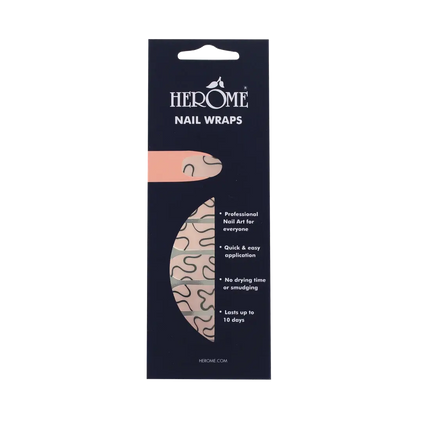 Herôme Nail Wraps Nude Waves