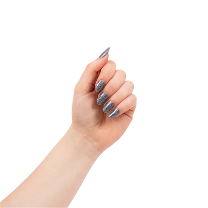 Herôme Nail Wraps Silver Glitter