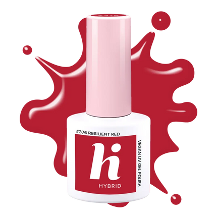 Hi Hybrid 376 Resilient Red UV Gel Polish
