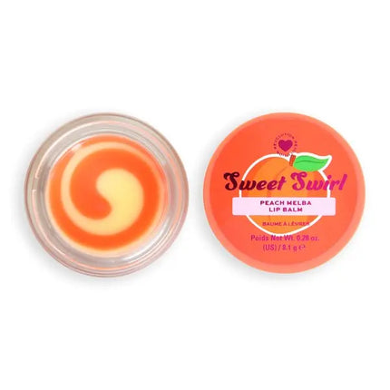 I Heart Revolution Sweet Swirl Lip Balm Peach Melba
